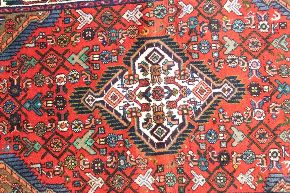 Perserteppich - Nomadic 122 x 85 cm - rot