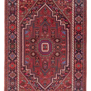 Perserteppich - Nomadic - 123 x 76 cm - rot