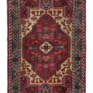Perserteppich - Nomadic 125 x 83 cm - dunkelrot
