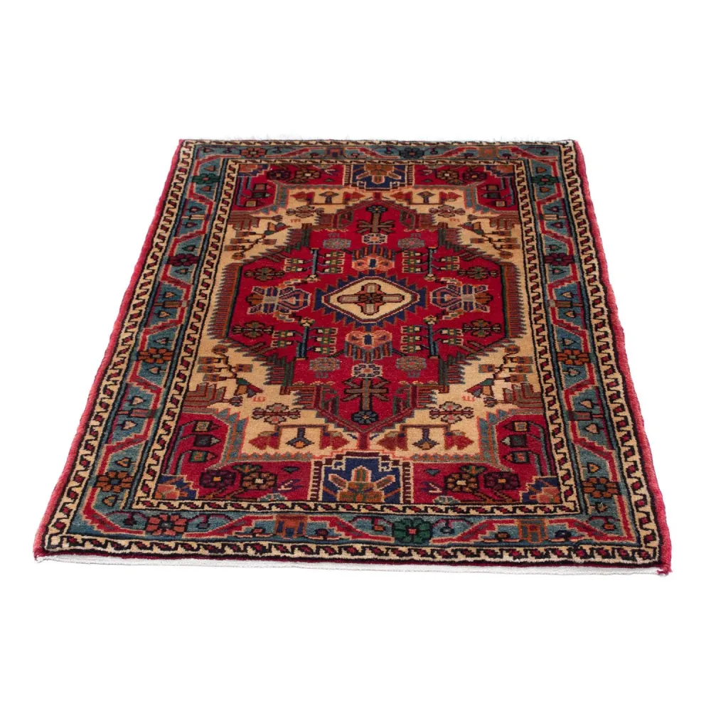 Perserteppich - Nomadic 125 x 83 cm - dunkelrot