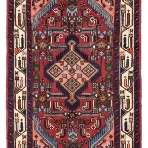 Perserteppich - Nomadic 125 x 80 cm - dunkelrot