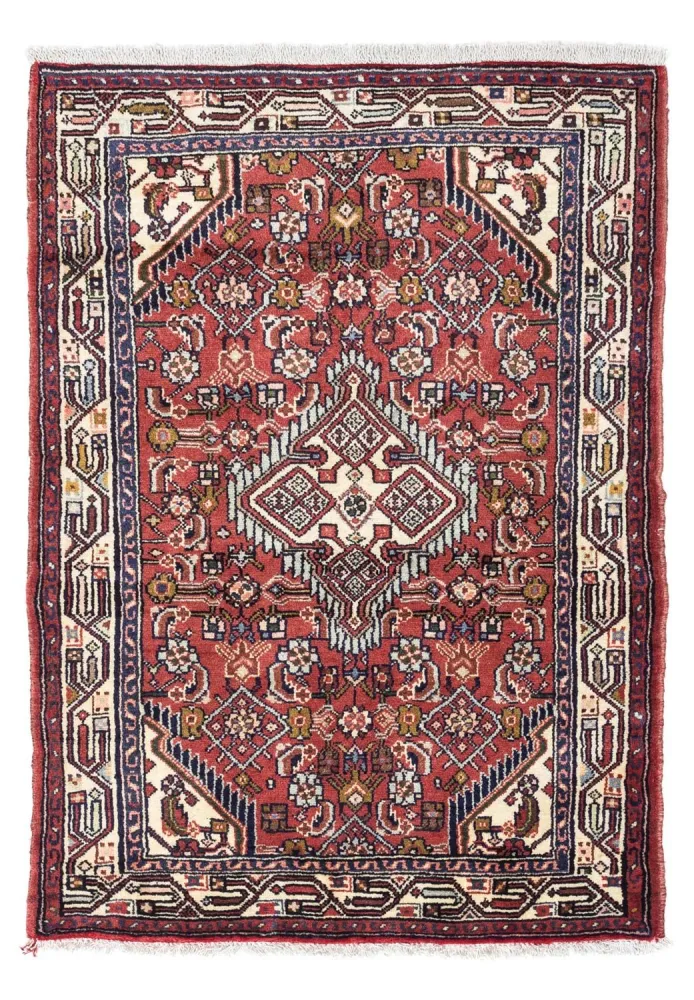 Perserteppich - Nomadic 125 x 80 cm - hellrot