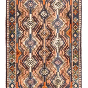 Perserteppich - Nomadic - 125 x 80 cm - rot