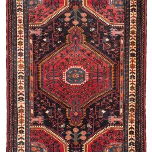 Perserteppich - Nomadic 127 x 90 cm - dunkelrot