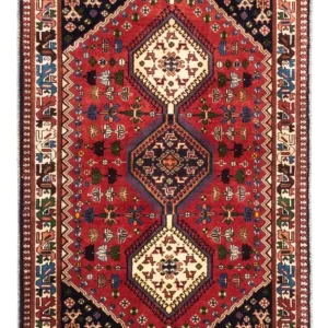 Perserteppich - Nomadic - 127 x 80 cm - rot