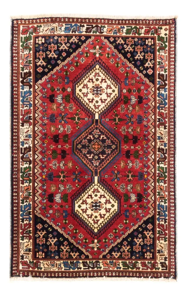 Perserteppich - Nomadic - 127 x 80 cm - rot