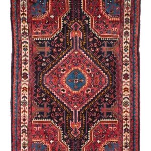 Perserteppich - Nomadic 128 x 82 cm - dunkelblau