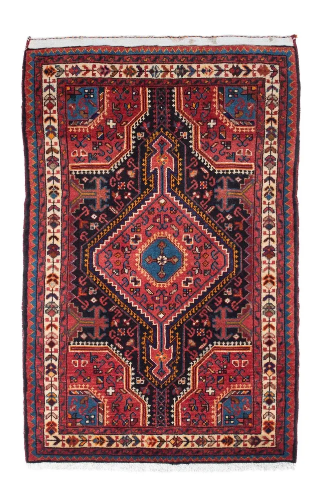 Perserteppich - Nomadic 128 x 82 cm - dunkelblau