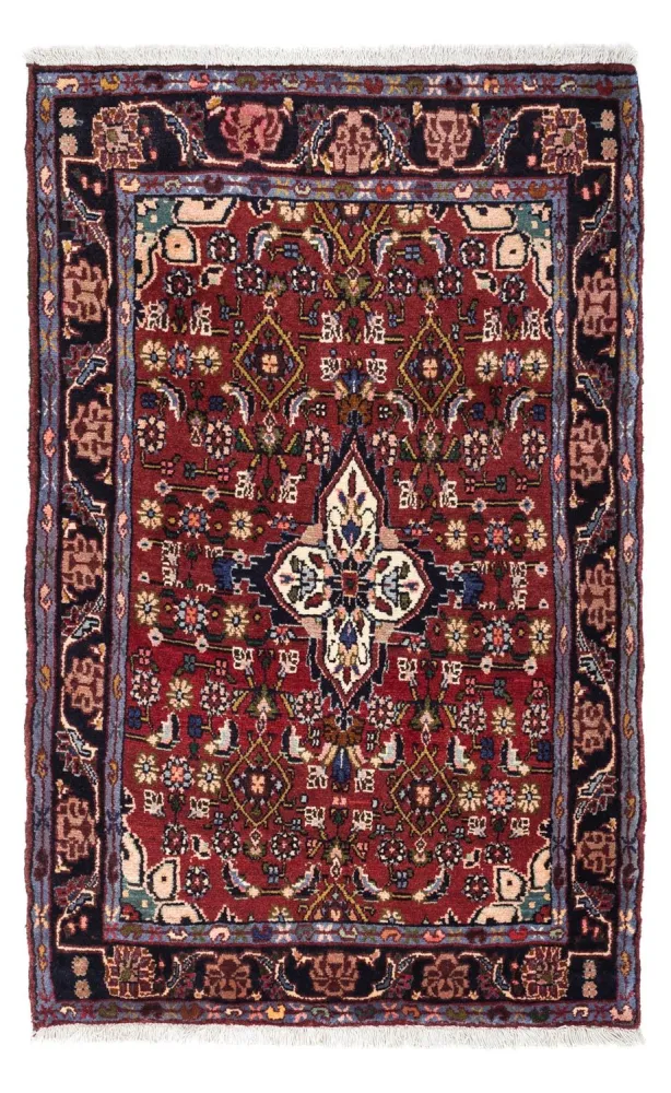 Perserteppich - Nomadic 130 x 83 cm - dunkelrot