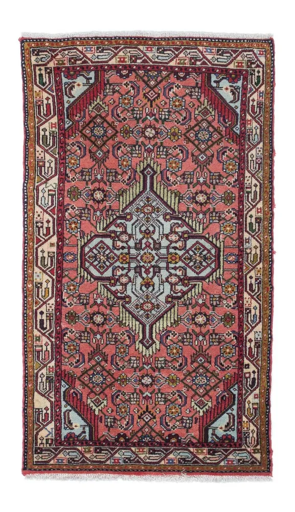 Perserteppich - Nomadic 134 x 74 cm - hellrot