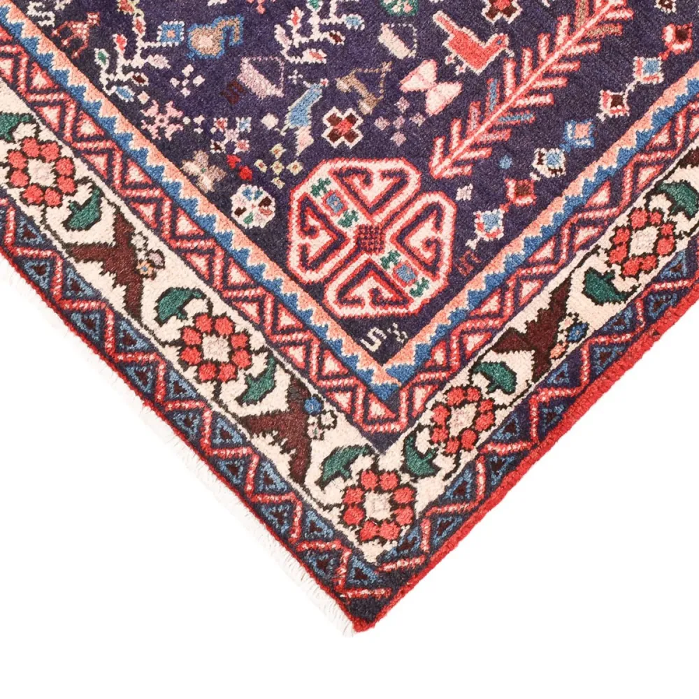 Perserteppich - Nomadic - 142 x 97 cm - rot