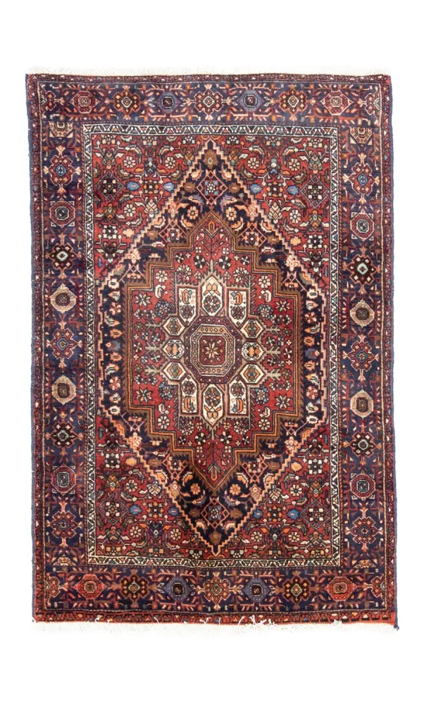 Perserteppich - Nomadic 145 x 100 cm - blau