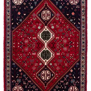 Perserteppich - Nomadic 145 x 100 cm - dunkelrot