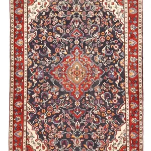 Perserteppich - Nomadic - 145 x 98 cm - dunkelblau
