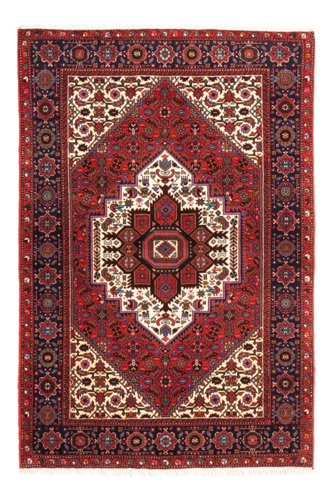 Perserteppich - Nomadic - 147 x 100 cm - rot