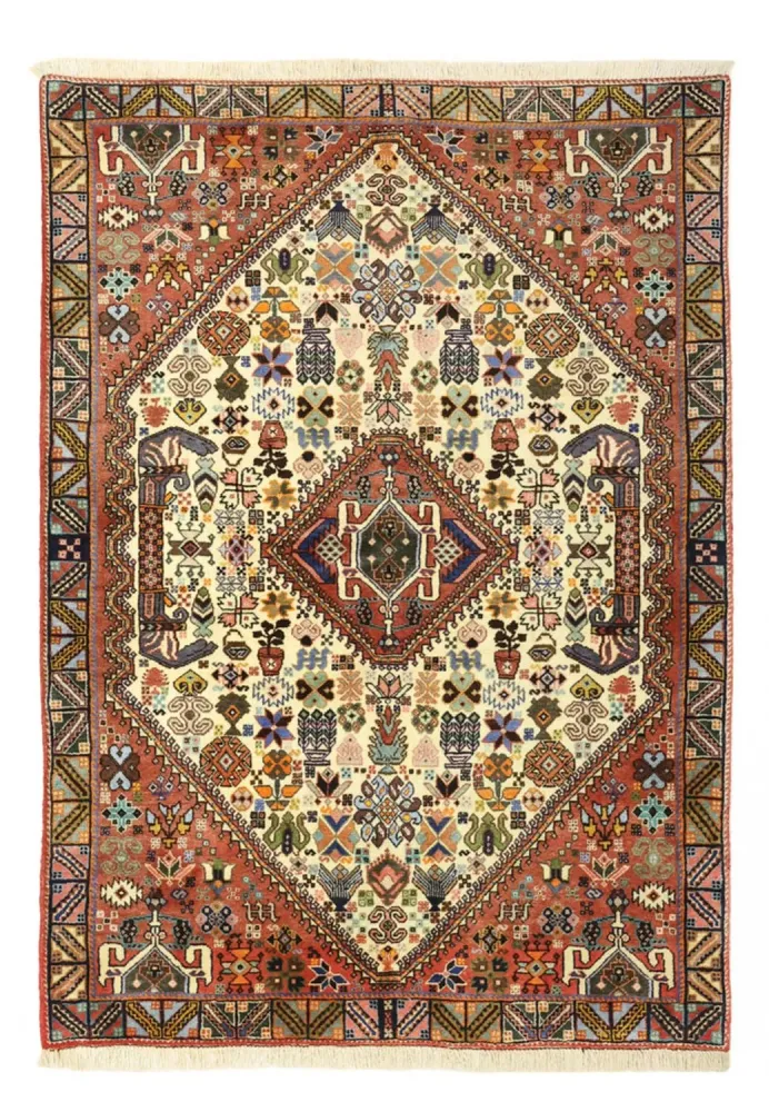 Perserteppich - Nomadic - 147 x 102 cm - mehrfarbig