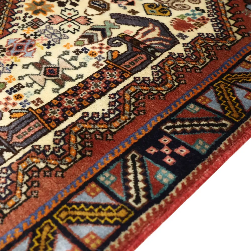 Perserteppich - Nomadic - 147 x 102 cm - mehrfarbig