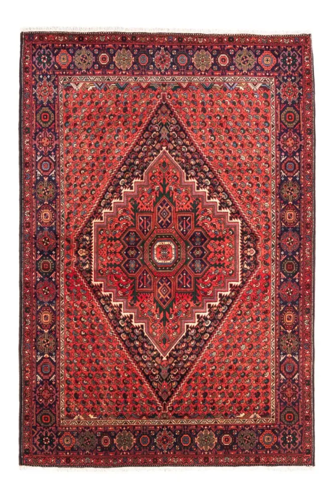 Perserteppich - Nomadic - 148 x 100 cm - rot