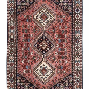 Perserteppich - Nomadic 148 x 102 cm - hellrot