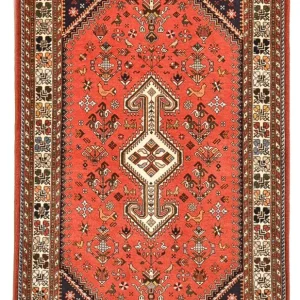 Perserteppich - Nomadic - 150 x 100 cm - rot