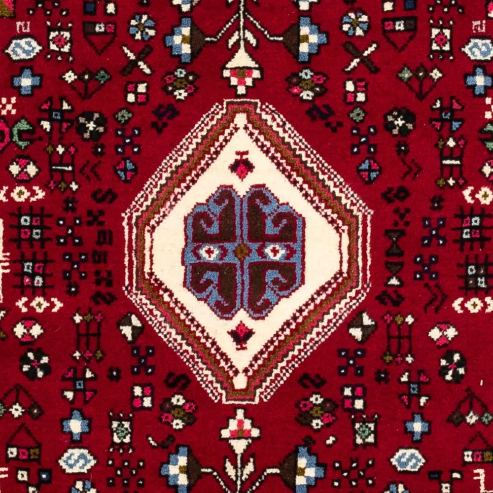 Perserteppich - Nomadic 150 x 98 cm - dunkelrot