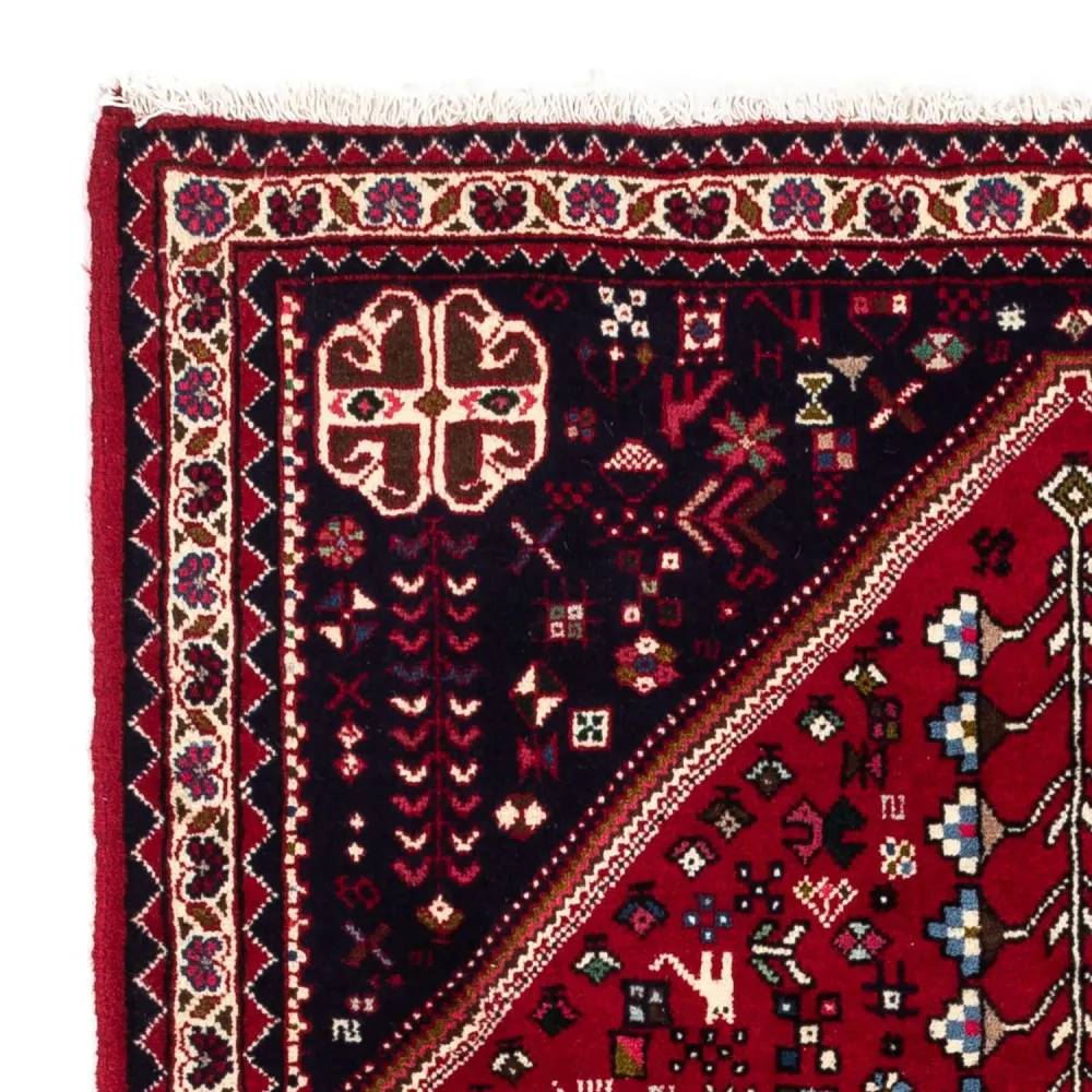 Perserteppich - Nomadic 150 x 98 cm - dunkelrot