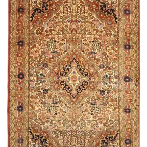 Perserteppich - Nomadic - 151 x 109 cm - hellbeige