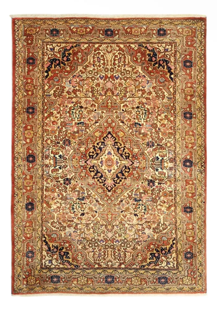 Perserteppich - Nomadic - 151 x 109 cm - hellbeige