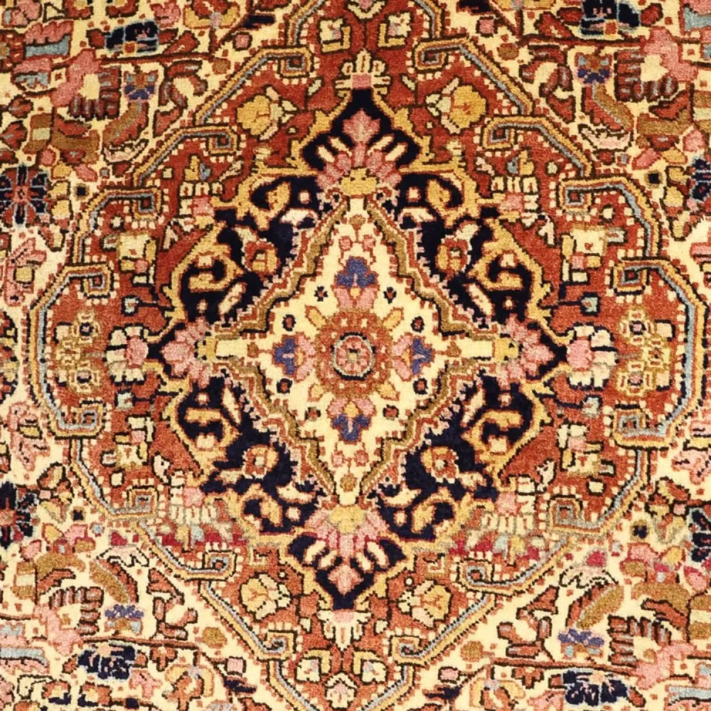 Perserteppich - Nomadic - 151 x 109 cm - hellbeige
