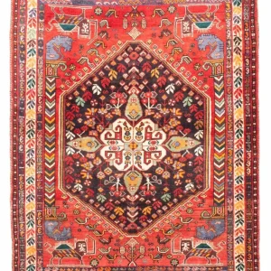 Perserteppich - Nomadic 153 x 120 cm - rot