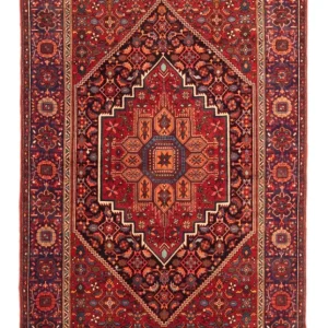 Perserteppich - Nomadic - 154 x 103 cm - rot