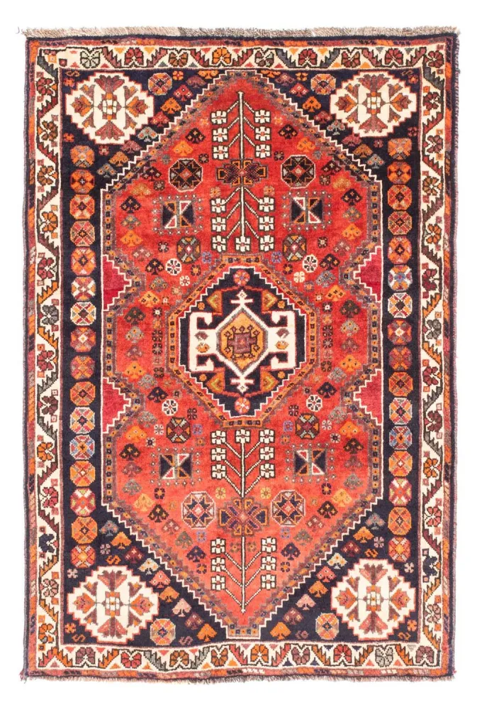 Perserteppich - Nomadic 154 x 107 cm - rot