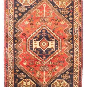 Perserteppich - Nomadic 155 x 105 cm - hellrot