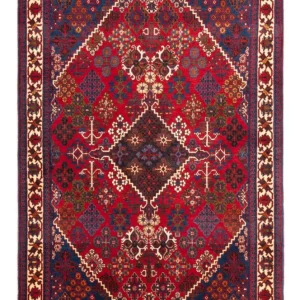 Perserteppich - Nomadic - 157 x 110 cm - rot