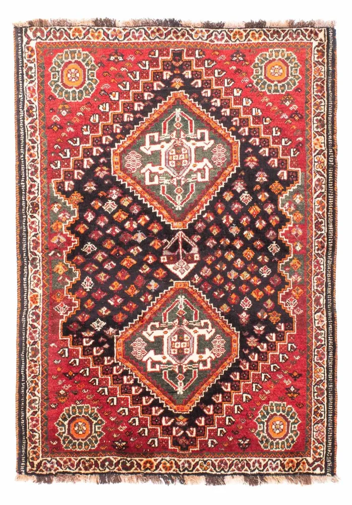 Perserteppich - Nomadic 157 x 113 cm - dunkelblau