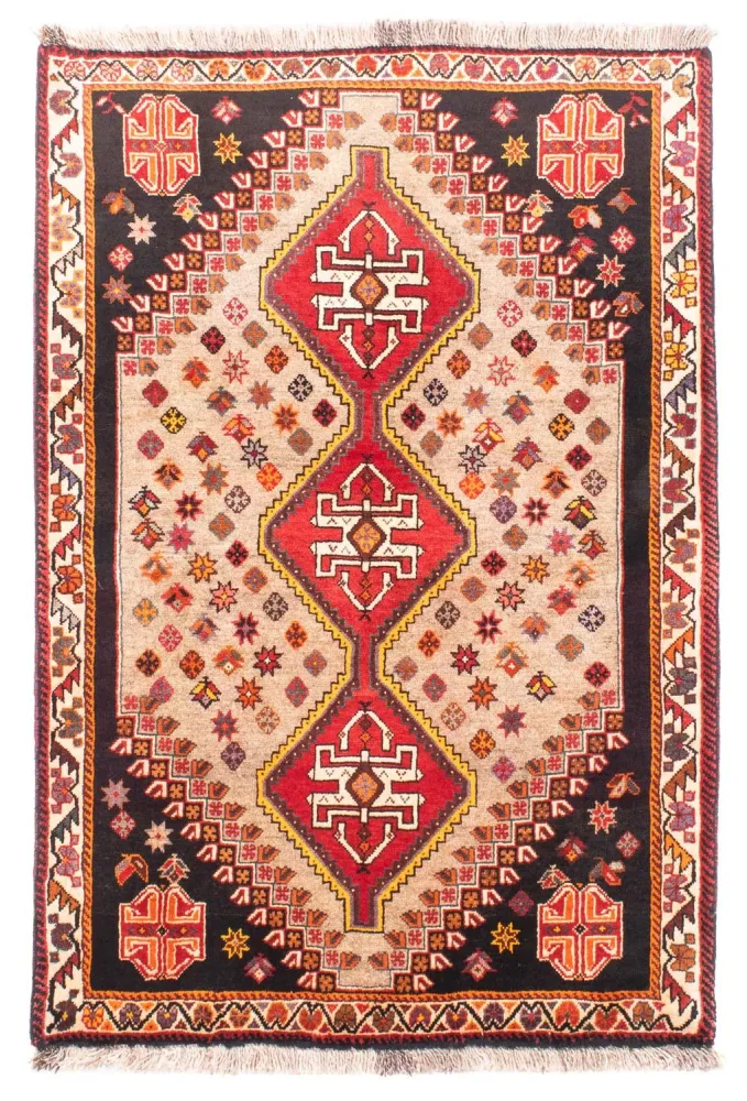 Perserteppich - Nomadic 160 x 110 cm - hellbraun