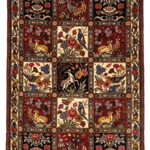 Perserteppich - Nomadic 162 x 107 cm - dunkelrot