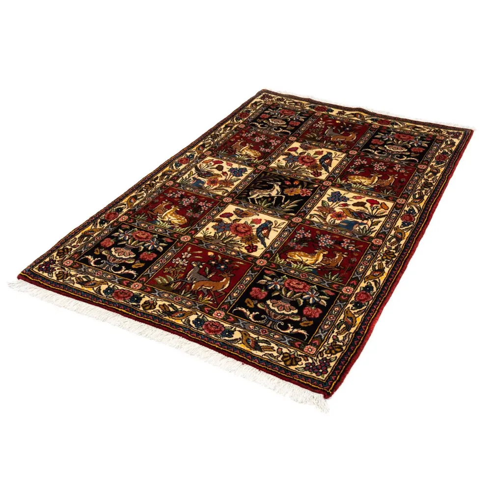 Perserteppich - Nomadic 162 x 107 cm - dunkelrot