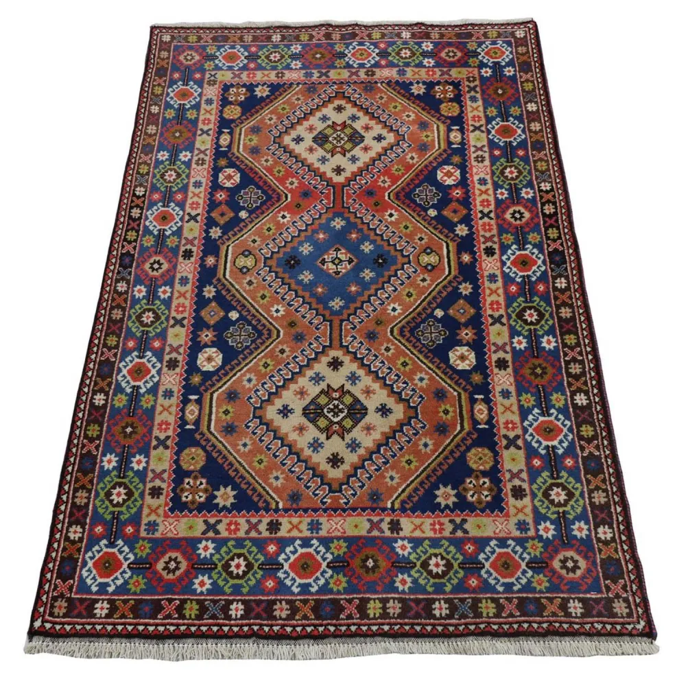 Perserteppich - Nomadic 162 x 108 cm - dunkelblau