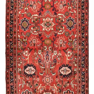 Perserteppich - Nomadic - 162 x 108 cm - rot