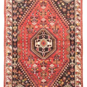 Perserteppich - Nomadic 166 x 110 cm - dunkelrot