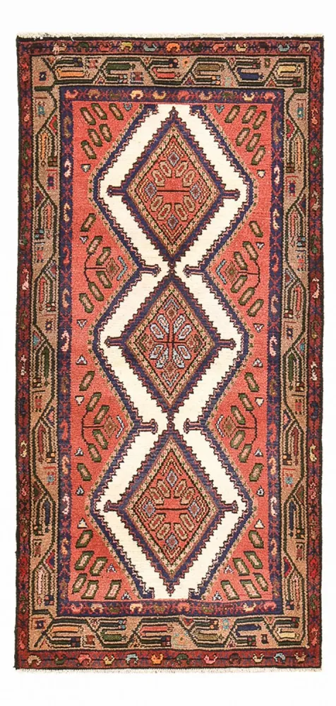 Perserteppich - Nomadic - 168 x 79 cm - rot
