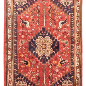 Perserteppich - Nomadic 170 x 115 cm - dunkelrot
