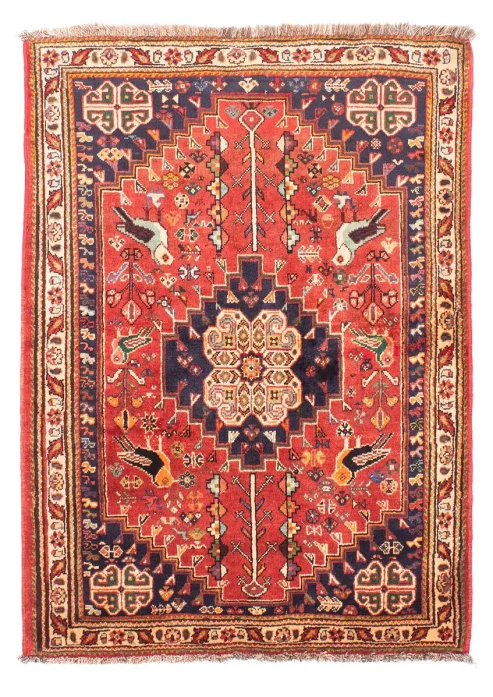 Perserteppich - Nomadic 170 x 115 cm - dunkelrot