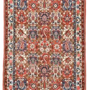 Perserteppich - Nomadic - 196 x 133 cm - mehrfarbig