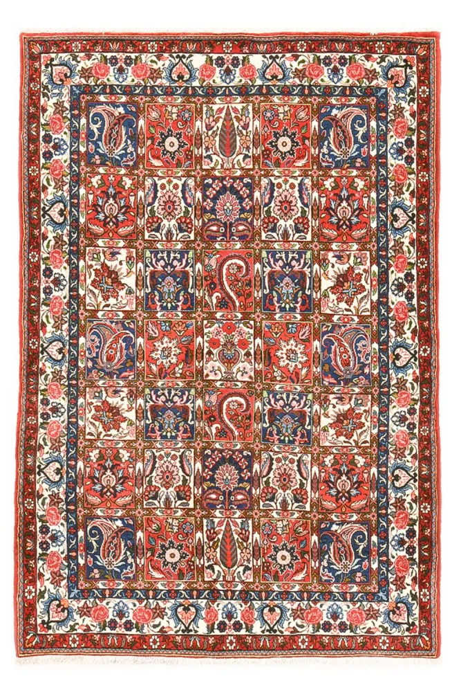 Perserteppich - Nomadic - 196 x 133 cm - mehrfarbig