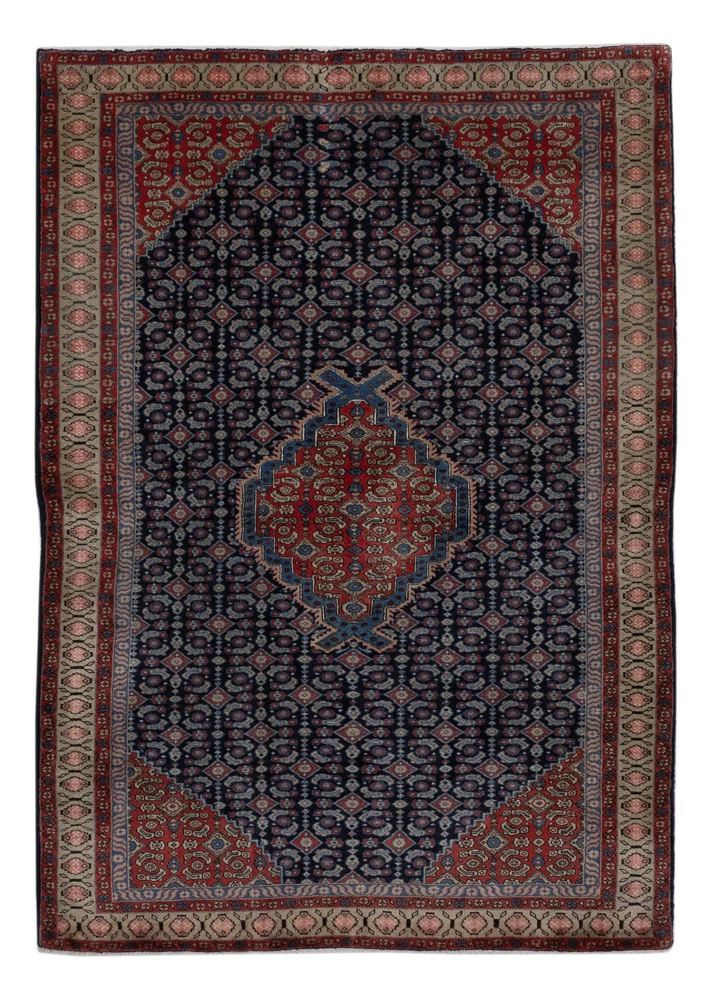 Perserteppich - Nomadic - 200 x 134 cm - dunkelblau
