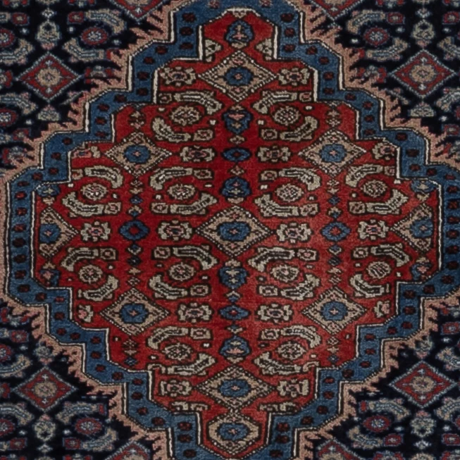 Perserteppich - Nomadic - 200 x 134 cm - dunkelblau