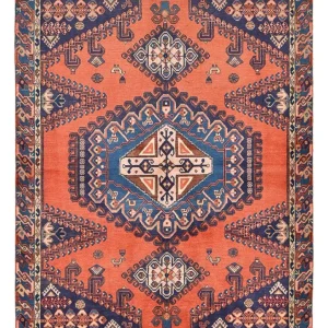 Perserteppich - Nomadic - 208 x 162 cm - mehrfarbig
