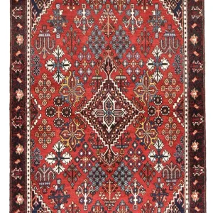 Perserteppich - Nomadic - 210 x 130 cm - rot